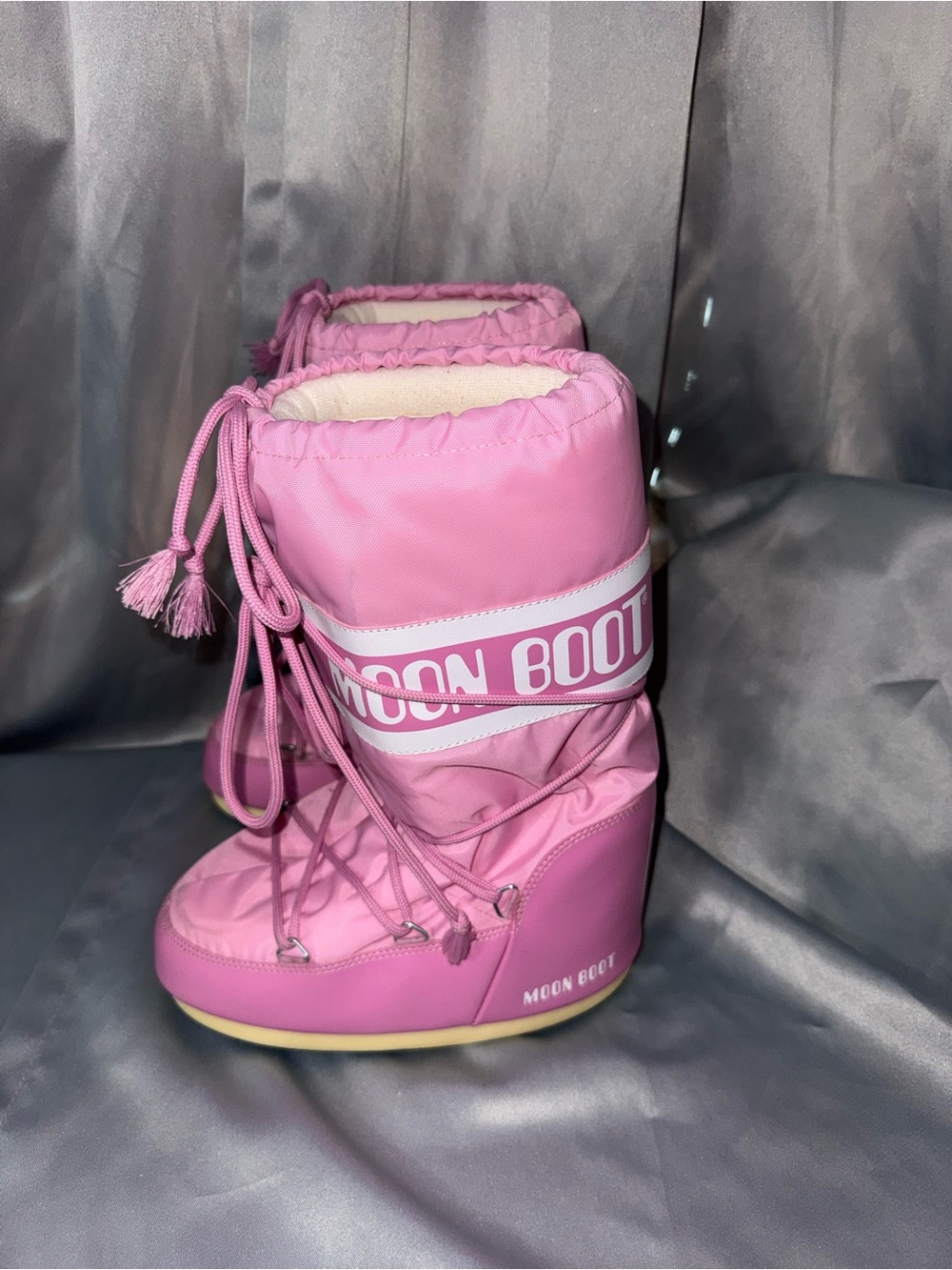 Moon Boot Pink Women's Insulated Snow Boots